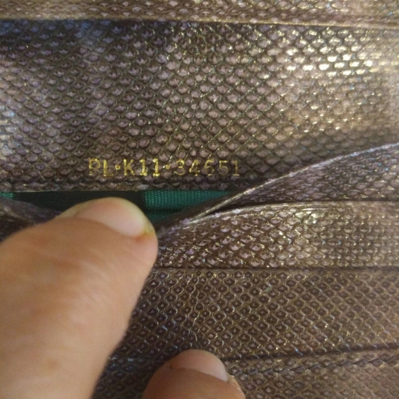 Bvlgari Serpanti Brown Python wallet - Picture 7 of 12